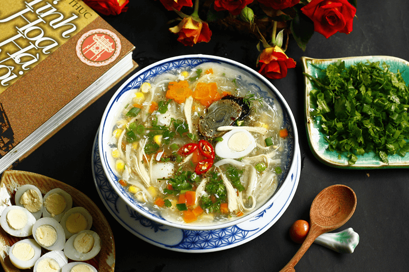 Cách làm súp gà nấm hương