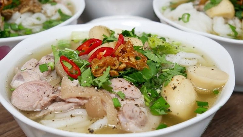cách nấu bánh canh xương