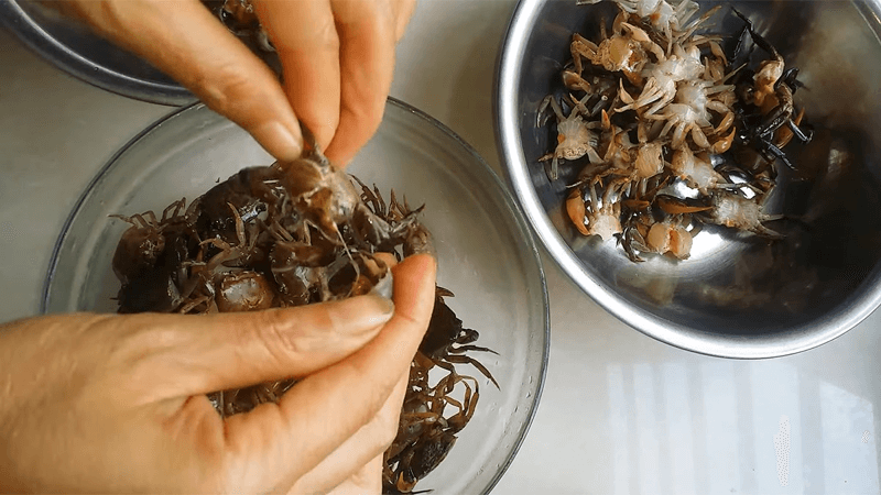 Nguyên liệu làm món canh cua