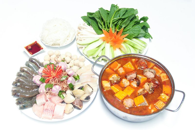 cách nấu lẩu cua đồng hải sản