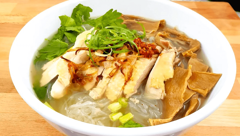 Cách nấu miến gà ngon