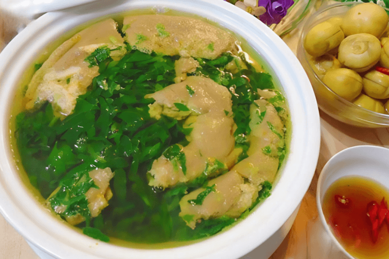 Cách nấu canh cua mồng tơi