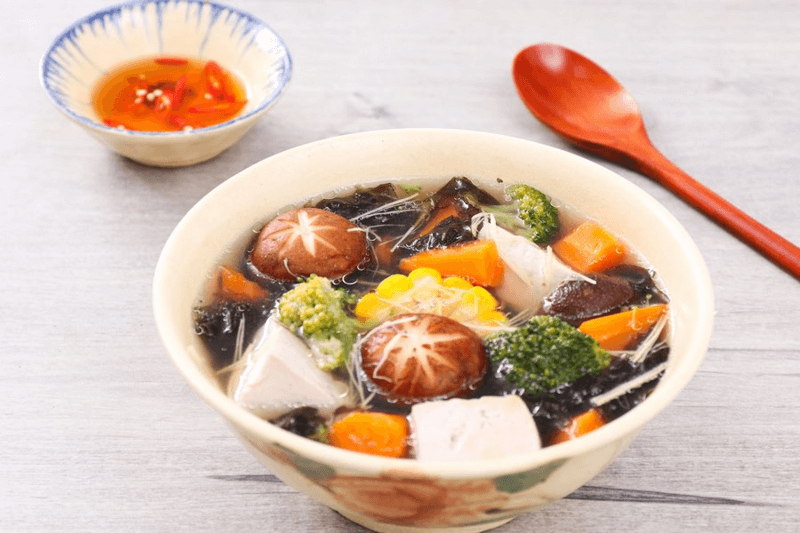 Cách nấu canh chay rau củ
