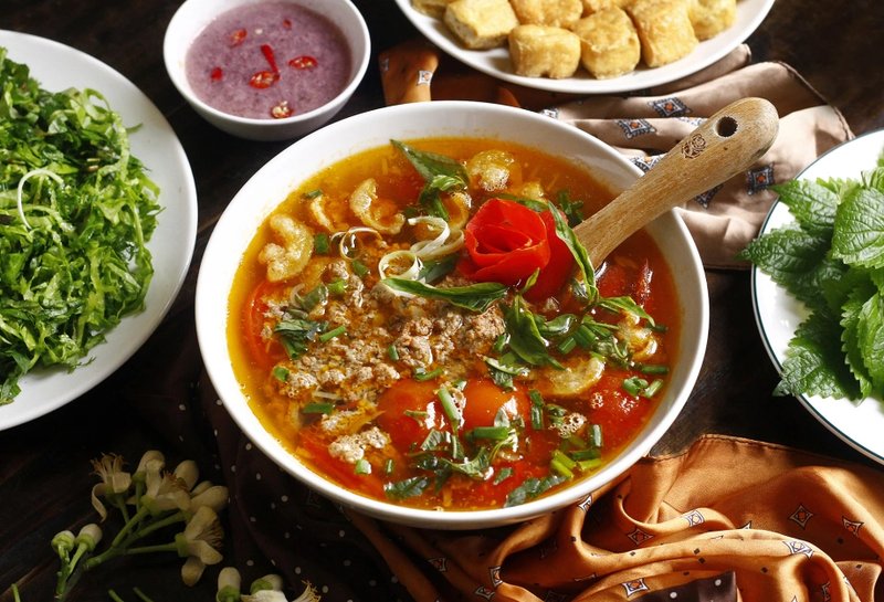 Canh riêu cua