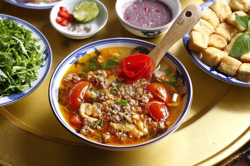 Cách nấu canh riêu cua miền bắc