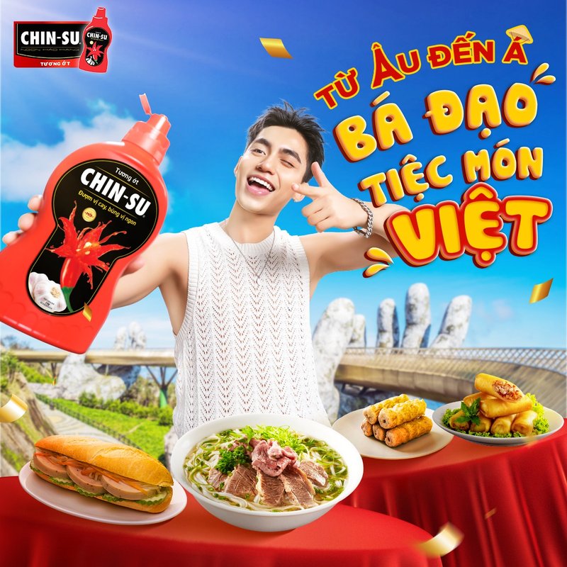 Tương ớt CHIN-SU - chấm phá hương vị Việt quen thuộc giúp món Tacos bùng nổ vị cay theo cách của riêng bạn. bánh tacos là gì
