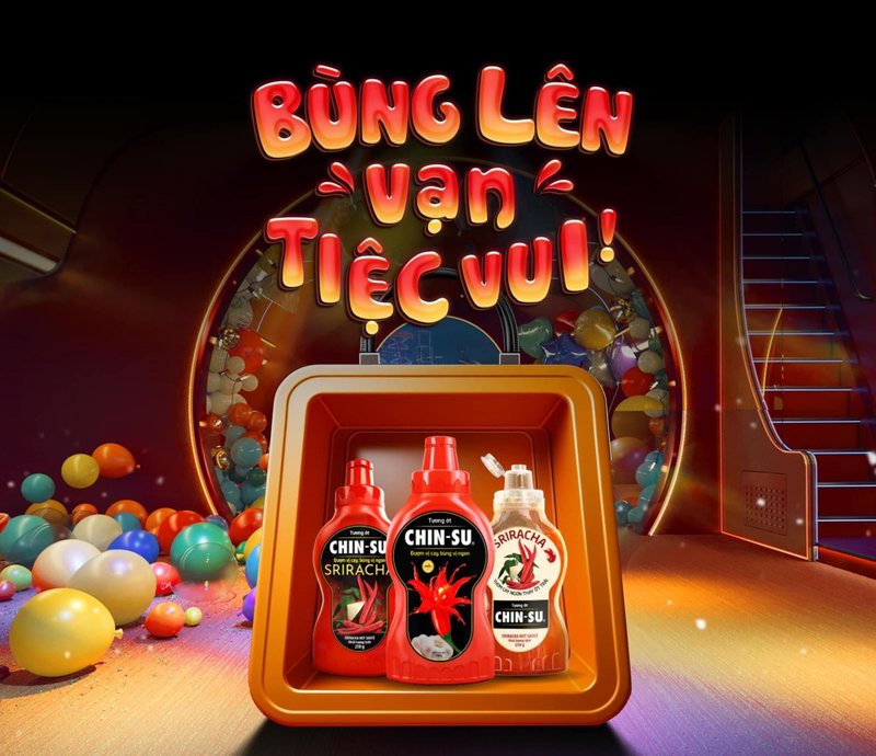 Thêm Tương ớt CHIN-SU để món nướng bùng vị, lên màu óng ả, khuấy động không khí tưng bừng cho bữa tiệc! thịt nướng ngũ vị