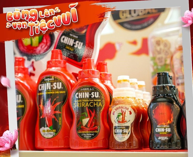 Tương ớt CHIN-SU thơm lừng, cay nồng sẵn sàng ‘bùng nổ"’ vị giác. Tương ớt CHIN-SU thơm lừng, cay nồng sẵn sàng ‘bùng nổ"’ vị giác cùng món cơm chiên Dương Châu