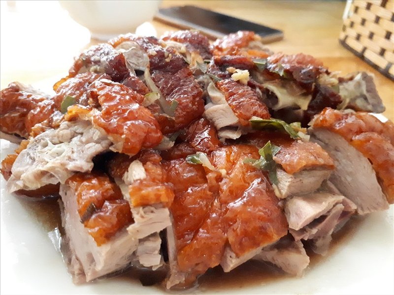 cách kho vịt quay với nước tương