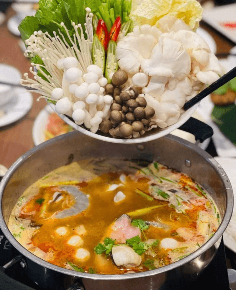 Nước lẩu cá diêu hồng