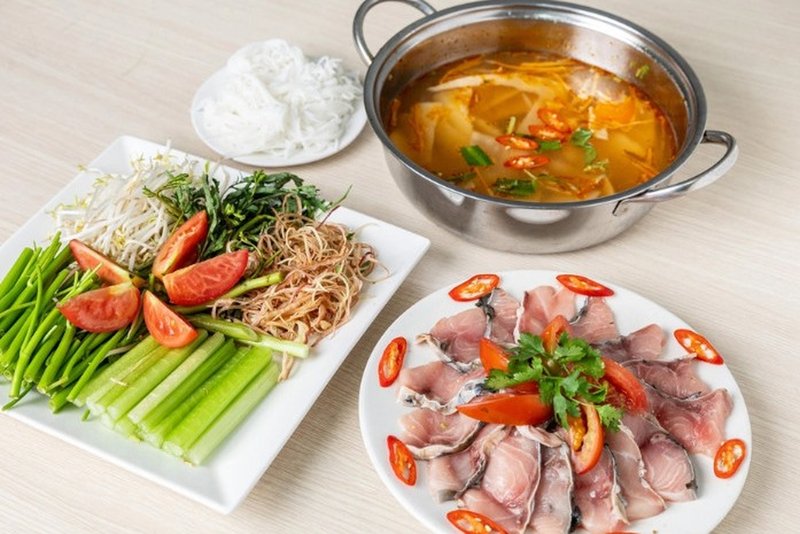 Cách nấu lẩu cá trắm