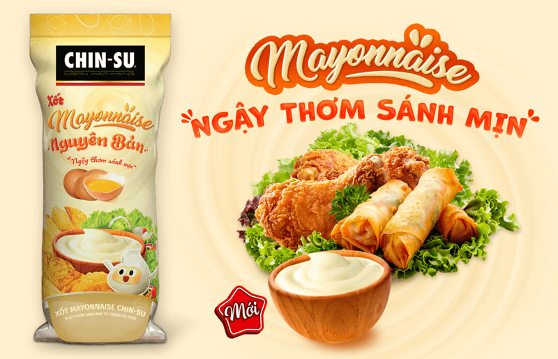 Xốt Mayonnaise làm salad khoai tây kiểu nhật