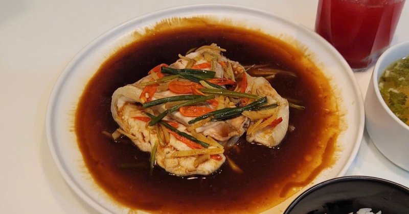 cá basa hấp xì dầu với gừng