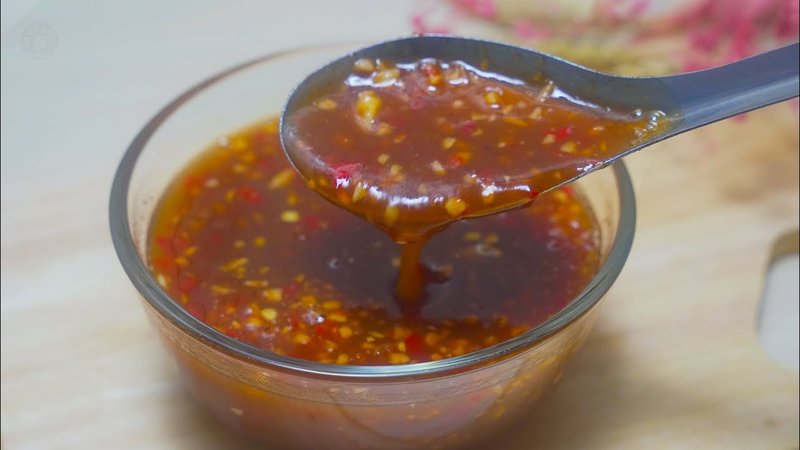 mắm me chấm khô