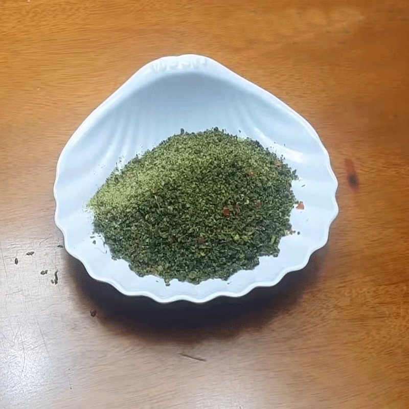 muối chấm gà rau răm với lá giang