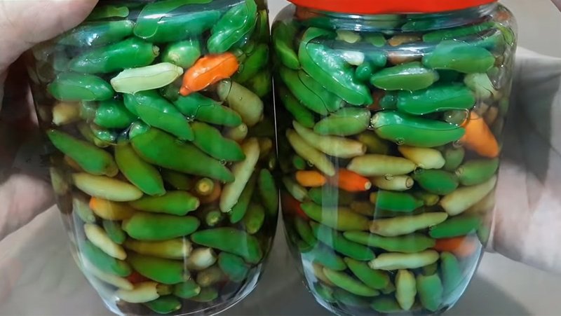 ớt xanh ngâm mắm