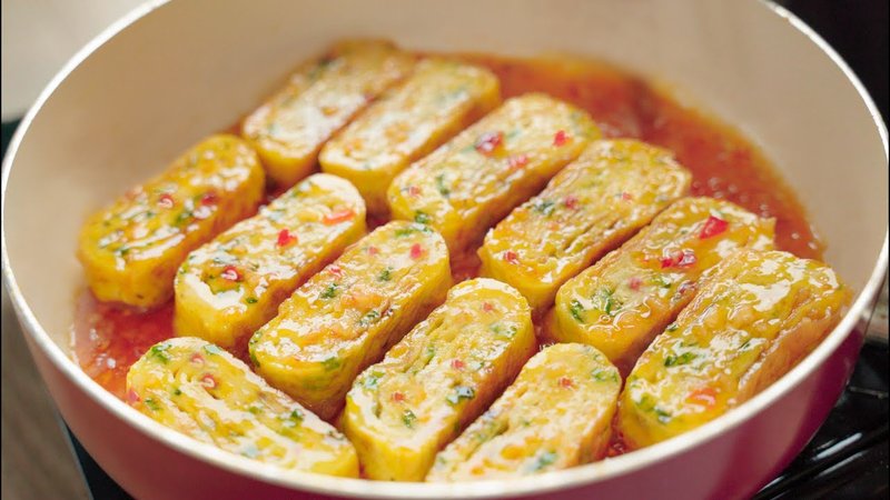 trứng chiên nước mắm ớt chuông