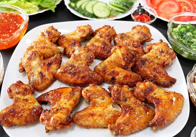 cánh gà nướng mayonnaise cà ri