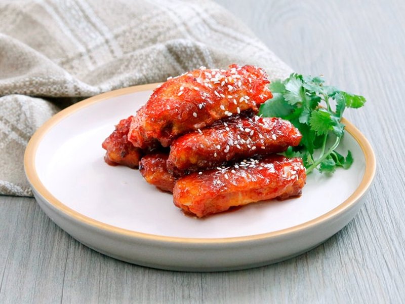 cánh gà nướng xốt mayonnaise mix tương cà