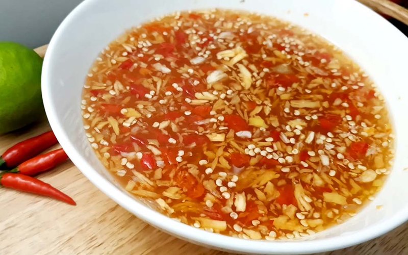 cách pha nước chấm cá nướng