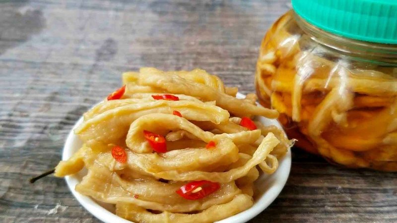 Củ cải ngâm mắm