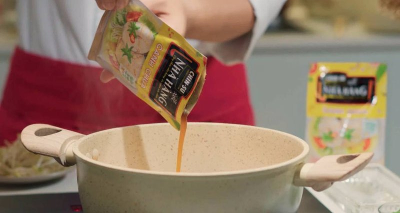 gói CHIN-SU Xốt Nhà Hàng Canh Chua