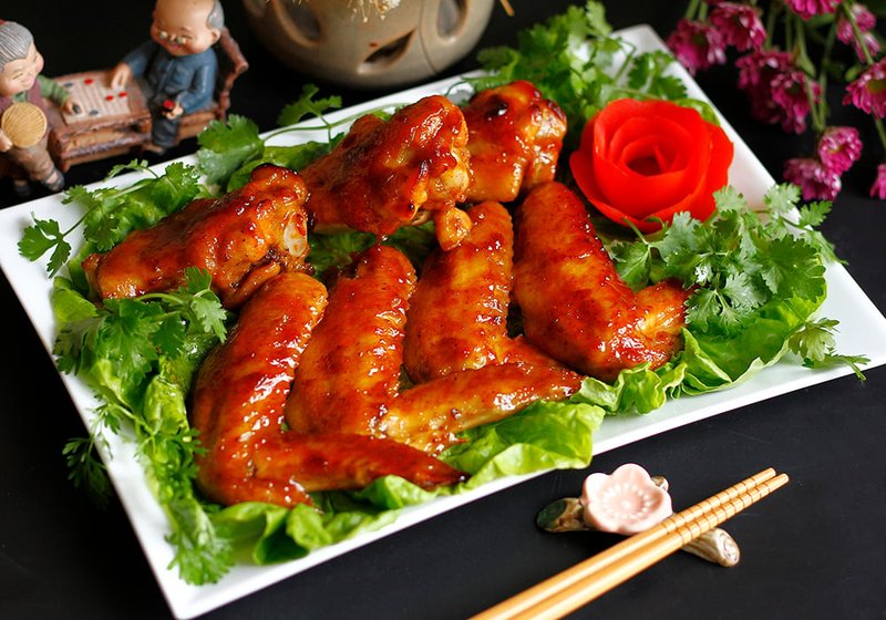 Cánh gà nướng xì dầu kiểu Trung Quốc