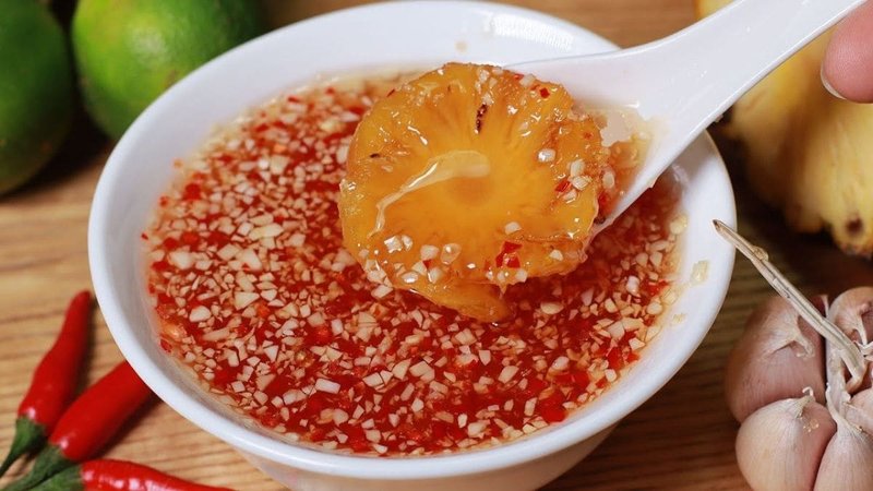 cách nấu nước mắm tỏi ớt cay