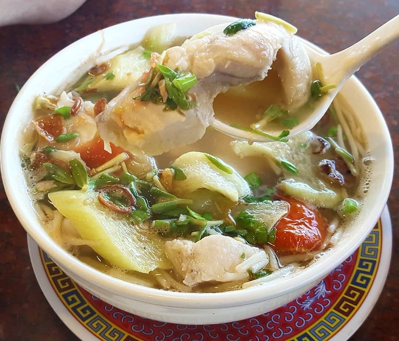 canh chua cá diêu hồng nấu giấm