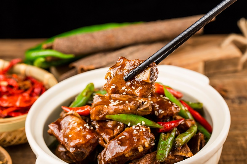 Sườn chiên nước mắm