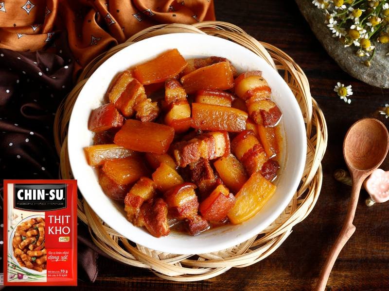 Bật mí 5 cách làm thịt kho củ cải trắng mềm ngọt, thấm vị